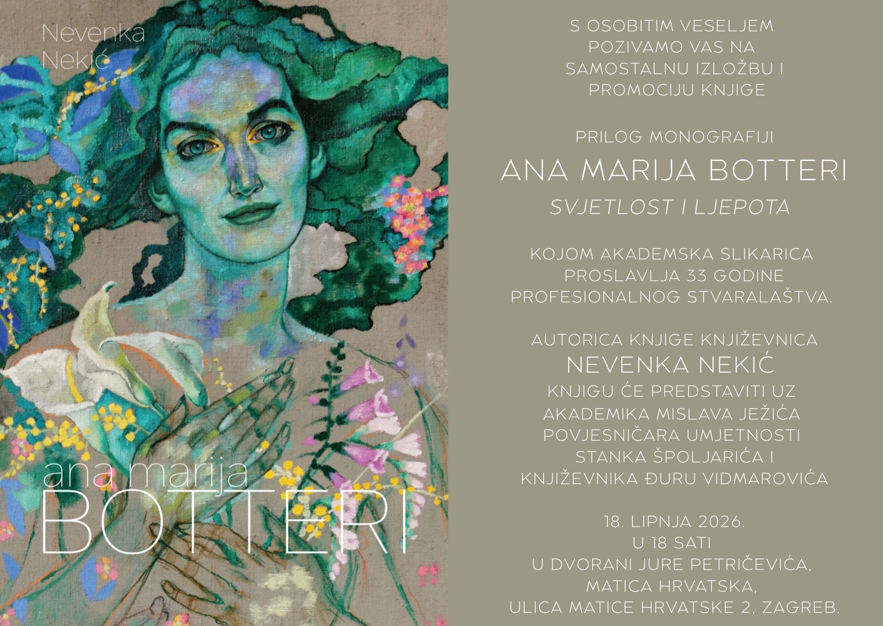 Ana Marija Botteri pozivnica