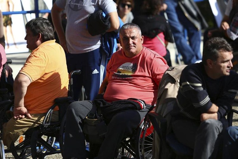 Prosvjed ratnih invalida