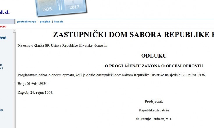 Zakon o oprostu