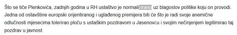 Plekovic ustasa