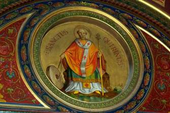 Sv. Kvirin ikonografski prikaz