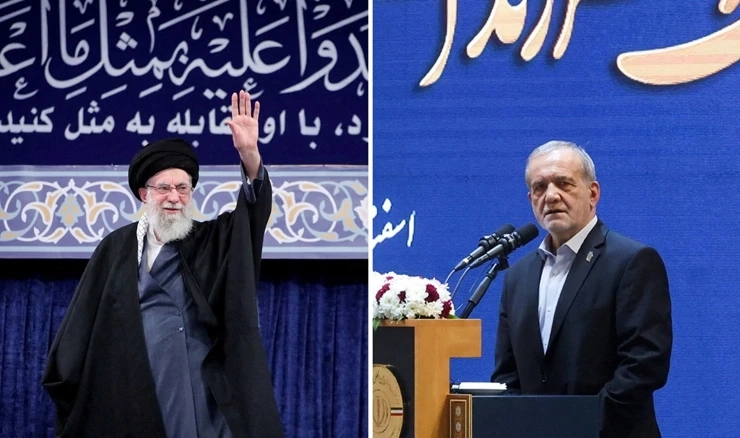 Hamenei i Pezeškijan