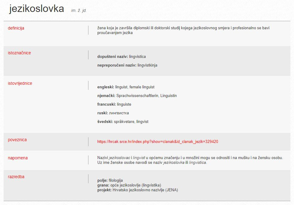 jezikoslovka Struna