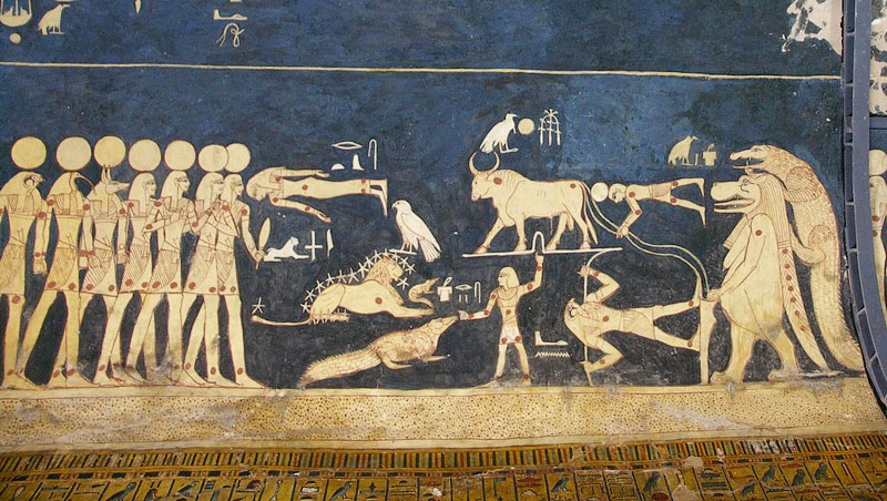 Seti I., strop grobnice, Dolina kraljeva