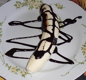 Banana s čokoladom