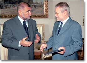 Stjepan Mesić i Ivica Račan