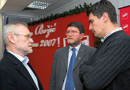 SDP - Ivica Račan i Zoran Milanović