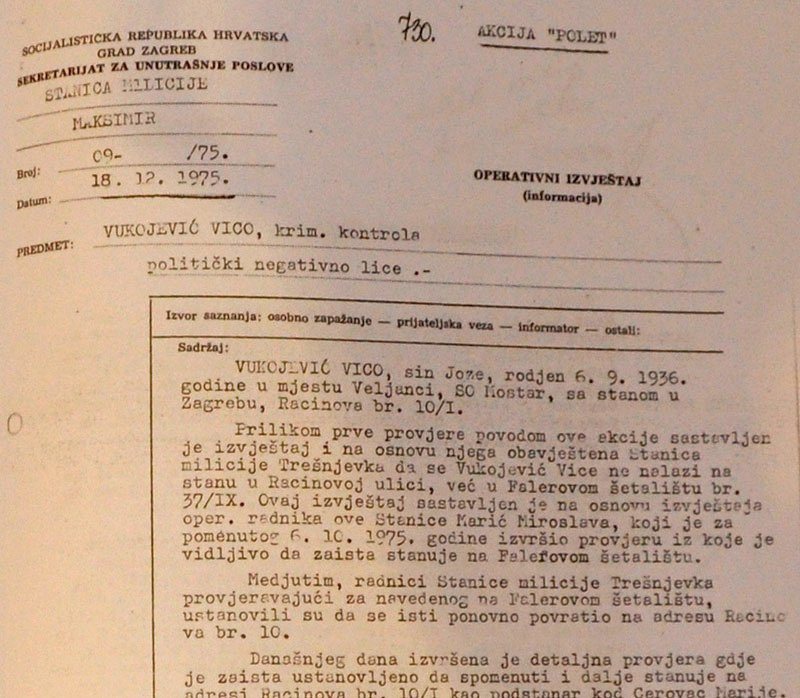 Dosje Vice Vukojević